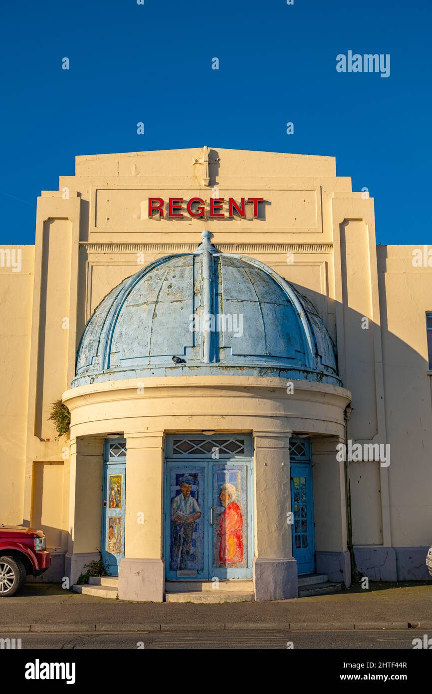 Il Regent Cinema Art Deco al Deal Kent Foto Stock
