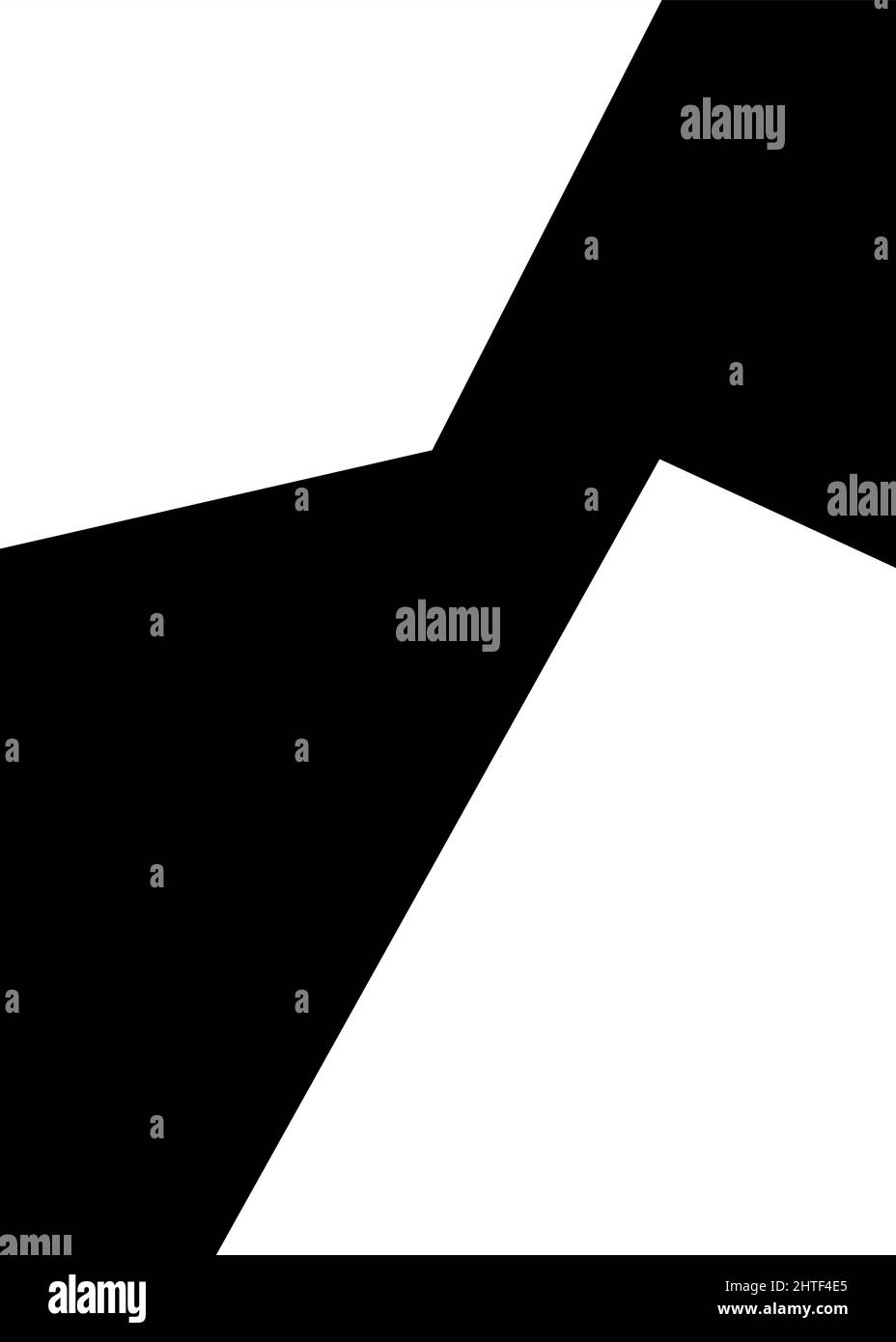 bella arte digitale astratta geometrica, moderna e colorata Foto Stock