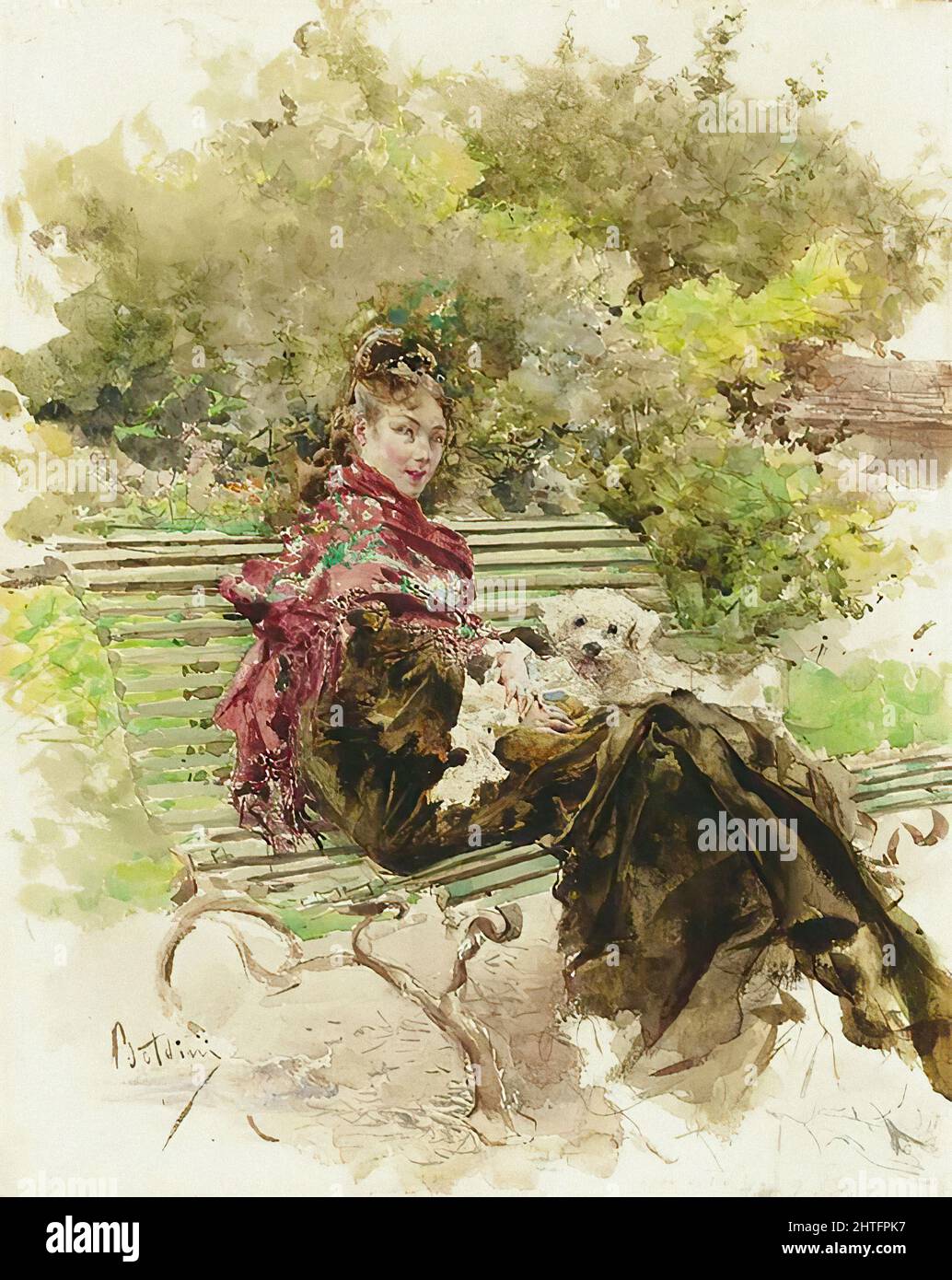 Giovanni Boldini - non identificato 1 Foto Stock