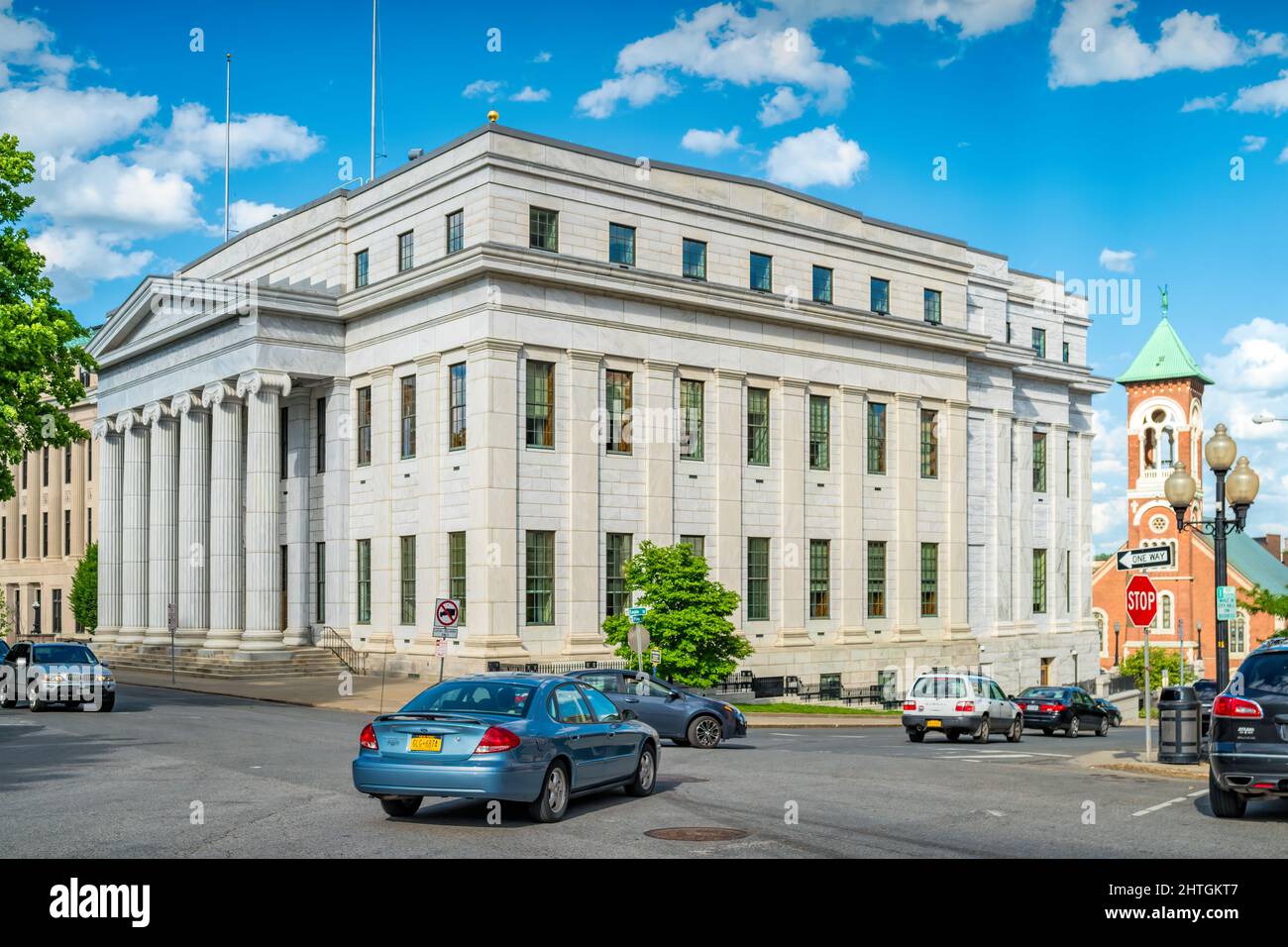 Edificio della Corte d'appello di New York ad Albany, Stato di New York, USA. Foto Stock