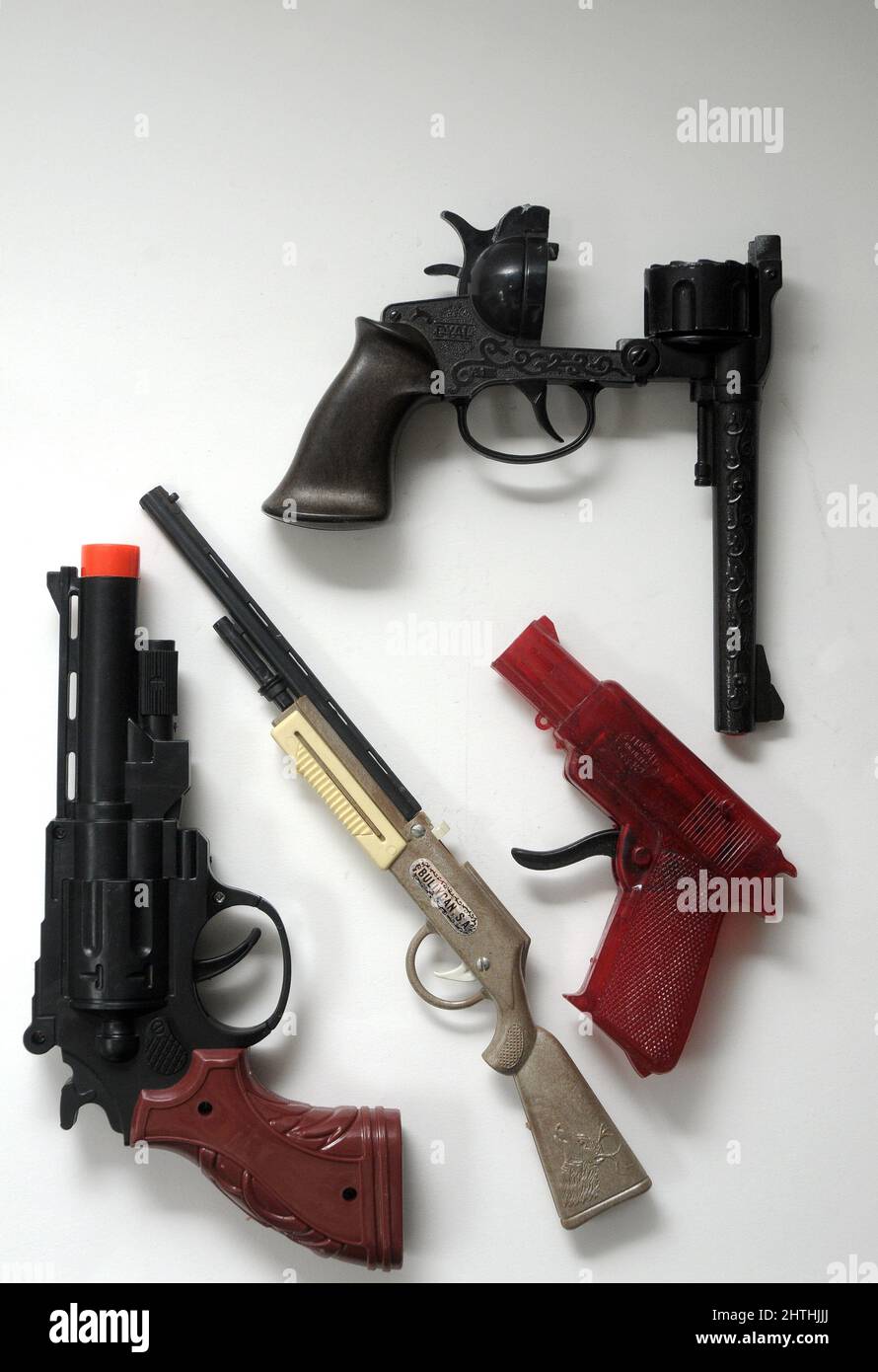 pistole giocattolo vintage Foto stock - Alamy