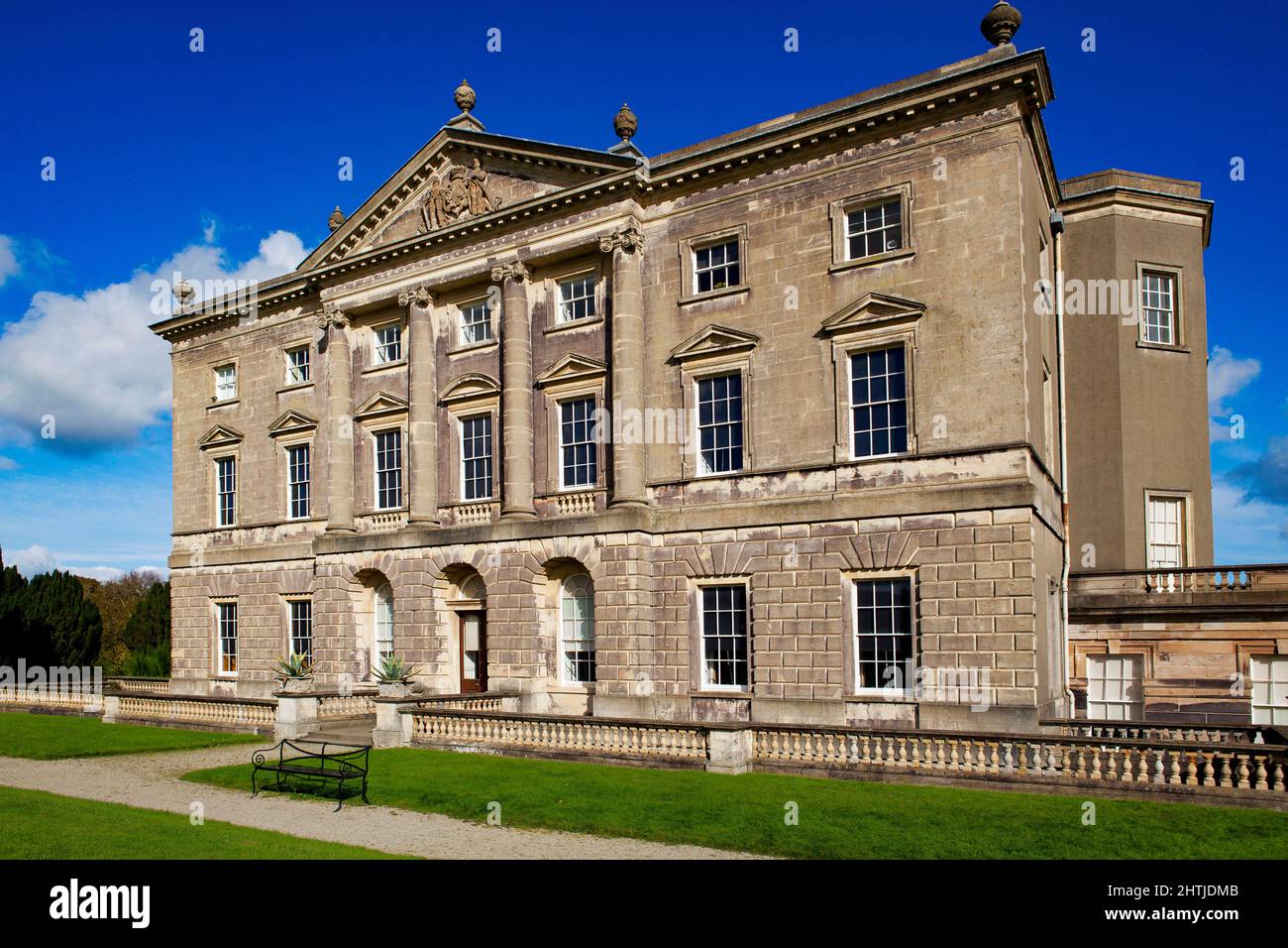 Castle Ward House, Gothic, Palladian, Strangford, County Down, Irlanda del Nord Foto Stock