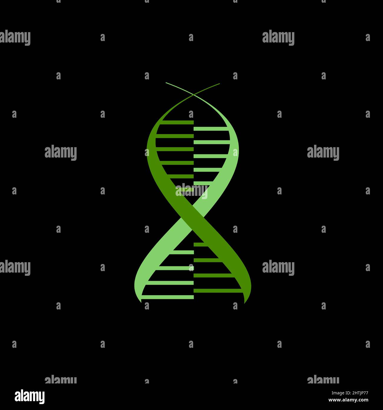 Logo DNA Healthcare. Illustrazione Vettoriale
