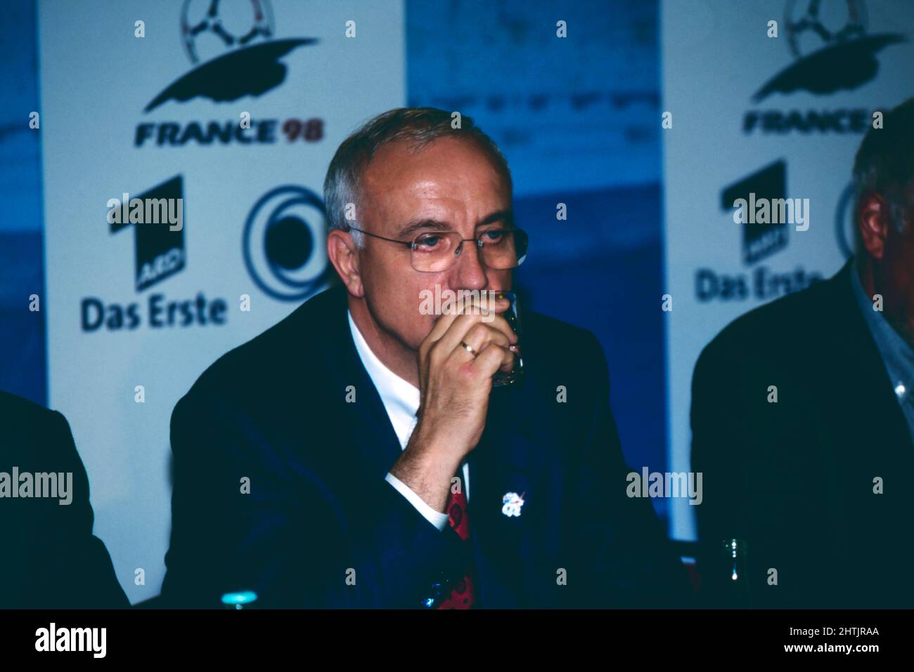 Fritz Pleitten, giornalista deutscher, von 1995 bis März 2007 Intendant des Westdeutschen Rundfunks, Ritratto von 1998. Fritz Pleitten, giornalista tedesco, dal 1995 Direttore Generale di Westdeutscher Rundfunk fino al marzo 2007, ritratto dal 1998. Foto Stock