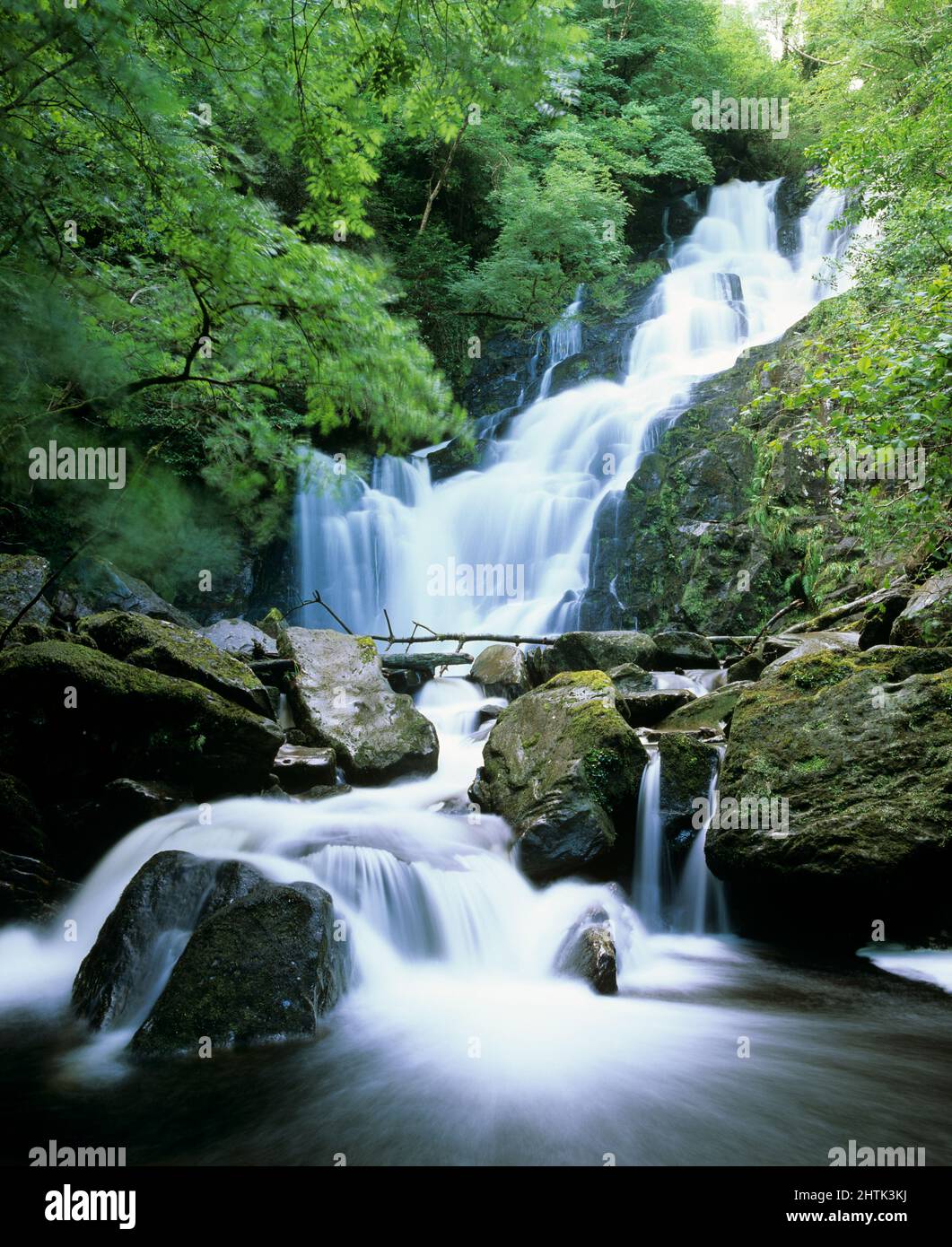 Cascata di Torc, Killarney National Park, Killarney, County Kerry, Irlanda  Foto stock - Alamy