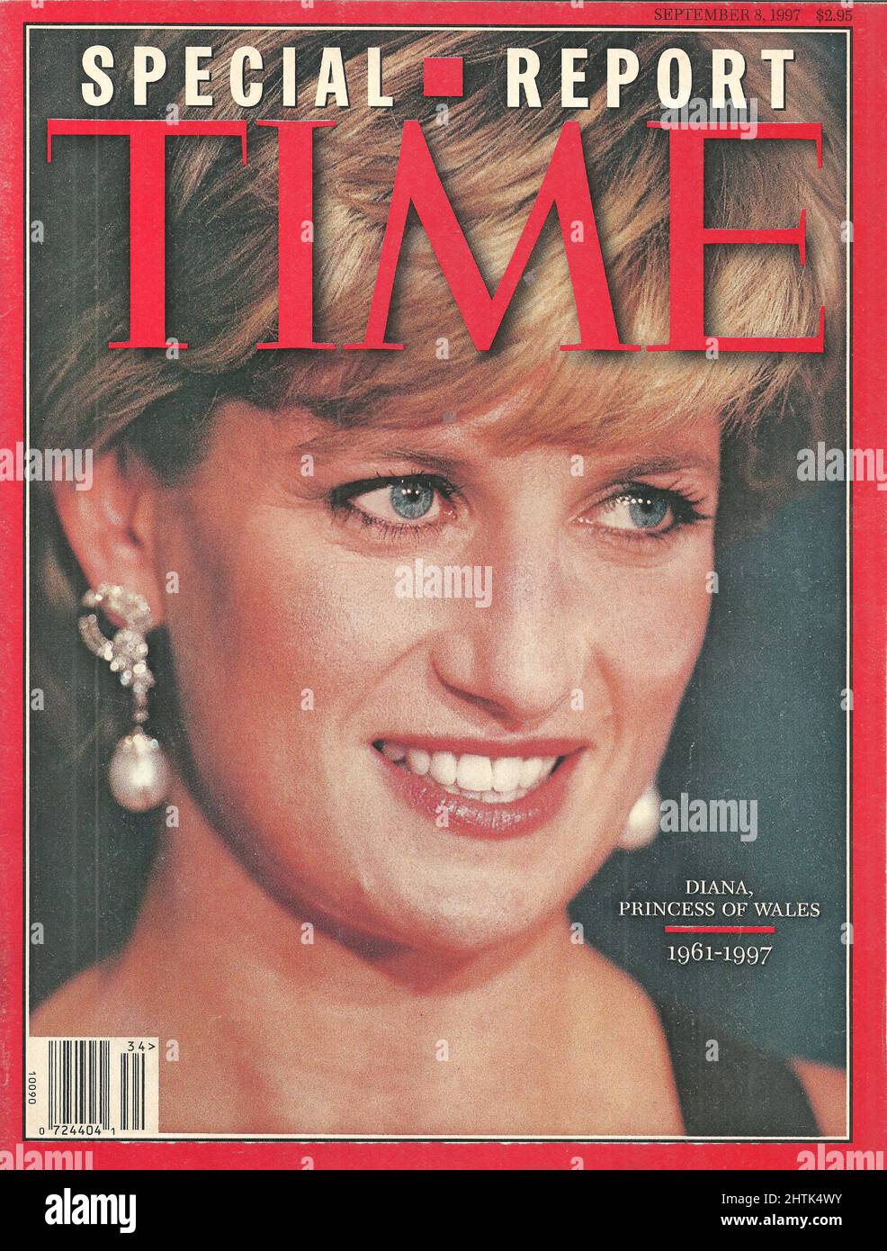 Time Special Report magazine Cover Lady Diana Princess of Wales Death 1997 Settembre numero Foto Stock