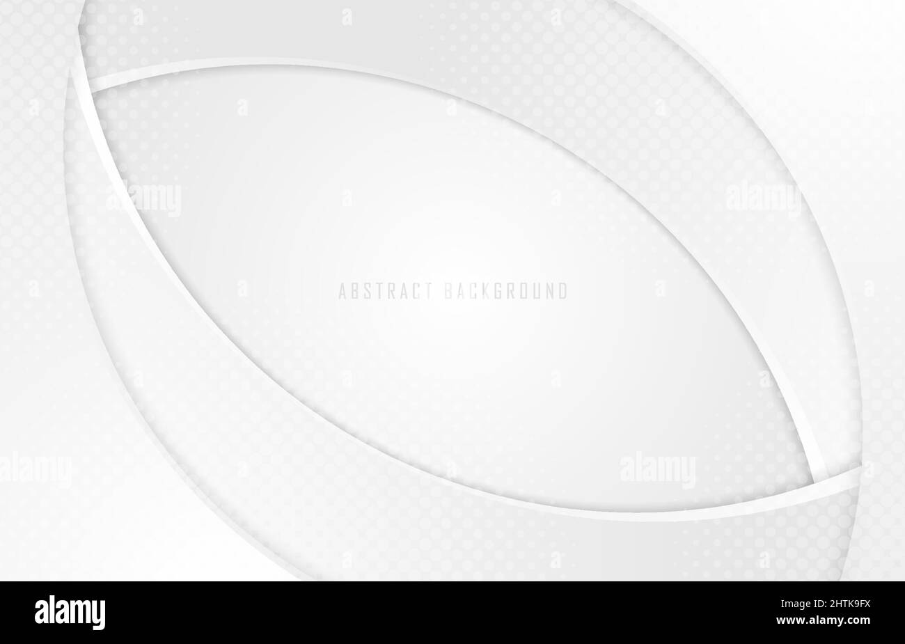Disegno astratto del modello bianco sfumato che si sovrappone con decorativo a mezzitoni. Semplice stile di carta taglio sfondo. Vettore di illustrazione Illustrazione Vettoriale