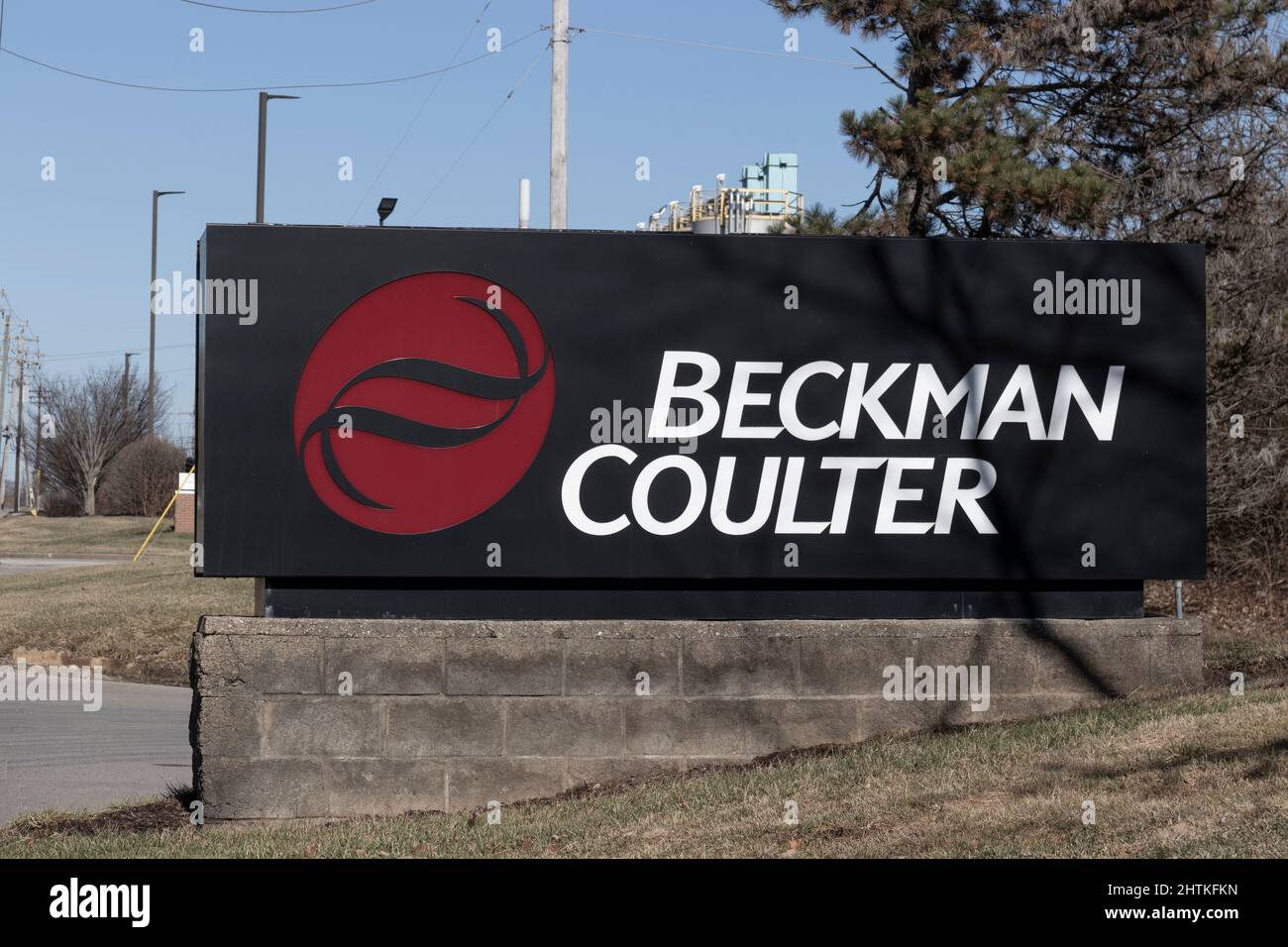 Firenze - Circa Febbraio 2022: Beckman Coulter Life Science Division. Beckman Coulter è coinvolto in test biomedici ed è una filiale del da Foto Stock
