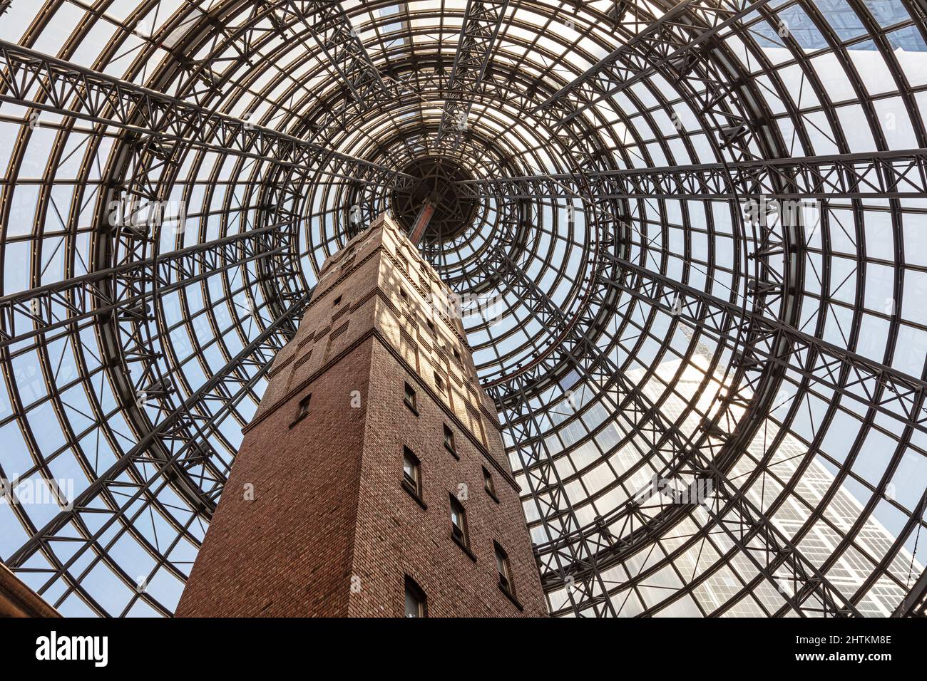 Coop's Shot Tower a Melbourne Foto Stock