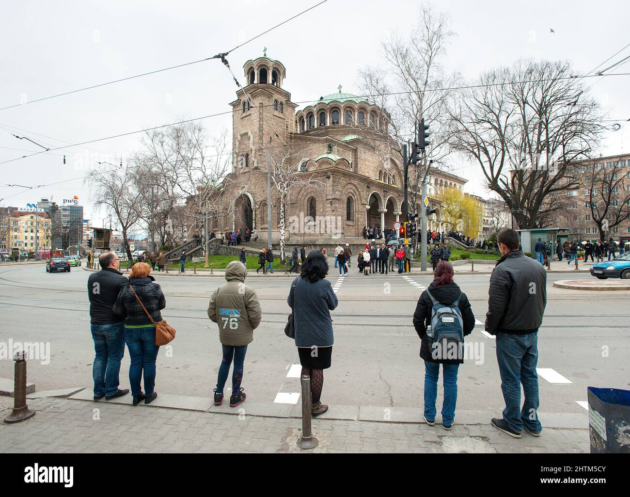 Chiesa di Sveta Nedelya, Sofia, Bulgaria Foto Stock
