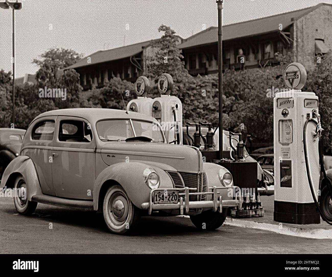 Razionamento del gas in America Foto Stock