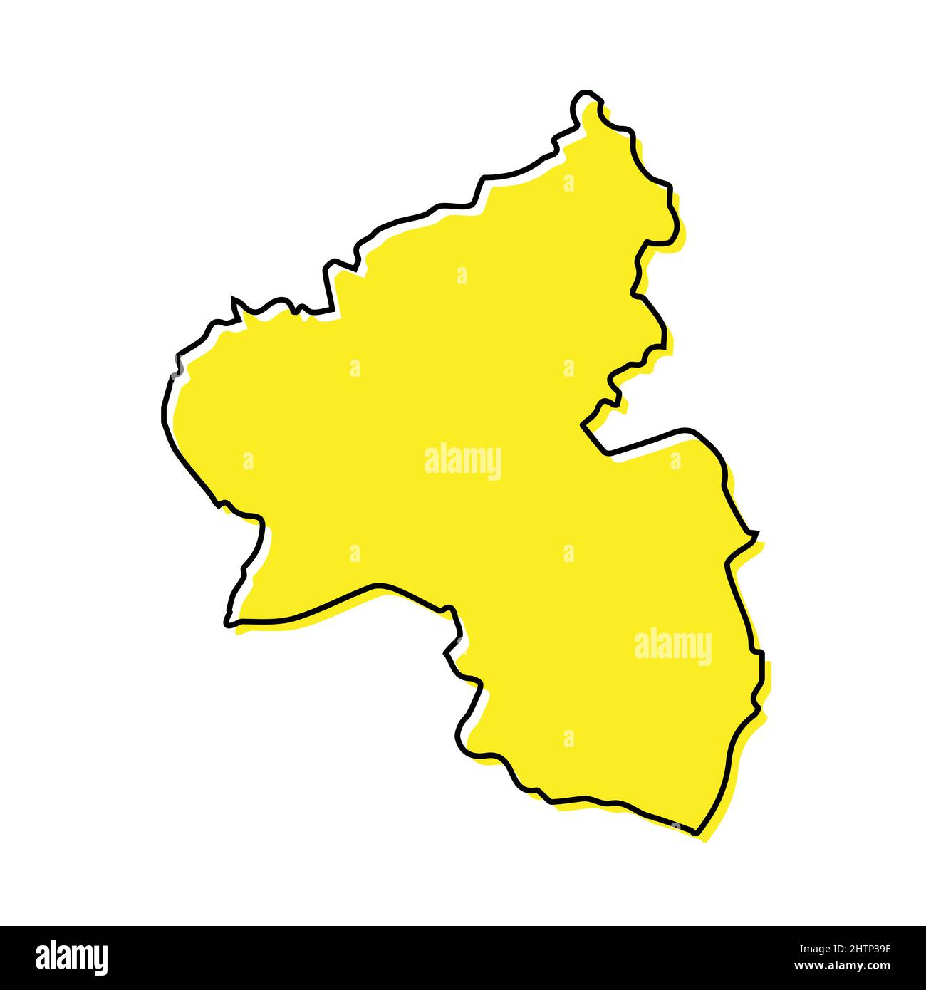 Map Germany Rheinland Pfalz Immagini e Fotos Stock - Alamy