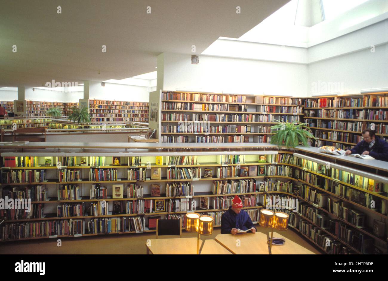 Biblioteca ovaniemi architettura Alvar Aalto Foto Stock