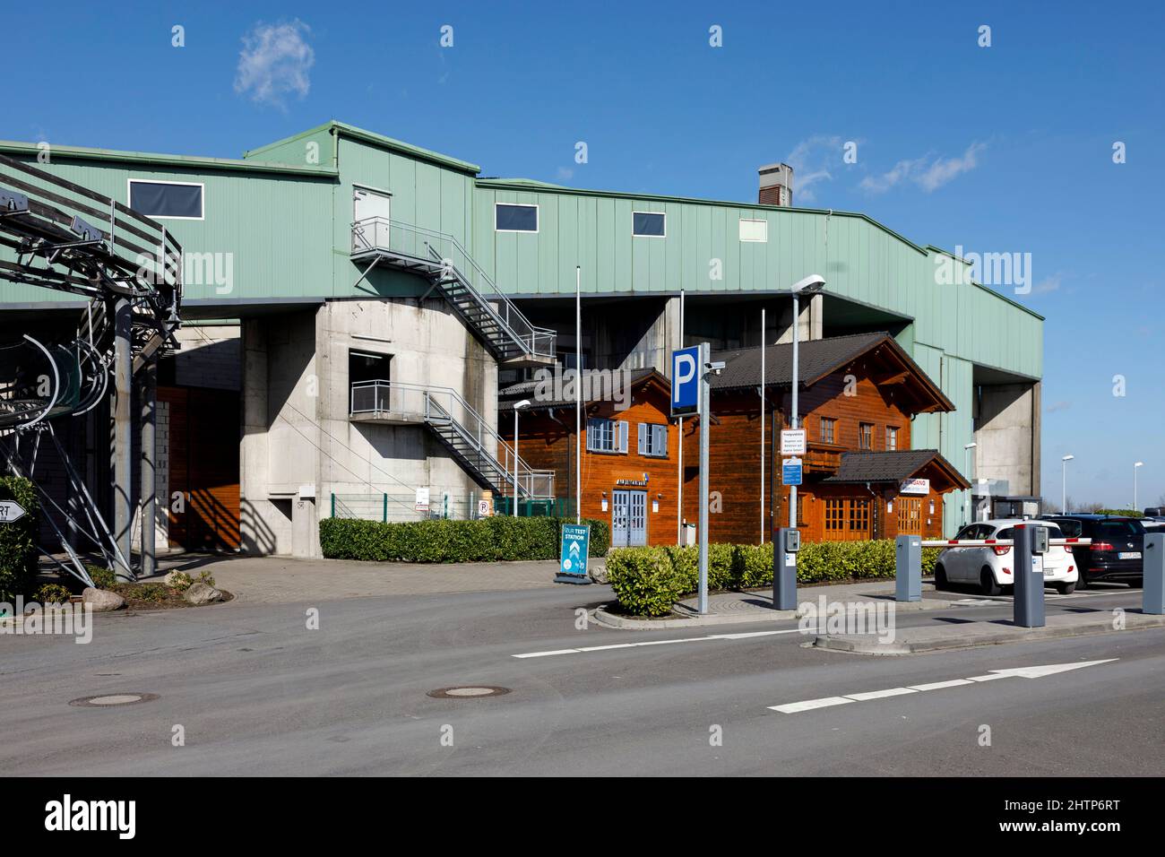 Centro sciistico al coperto Alpincenter a Bottrop Foto Stock