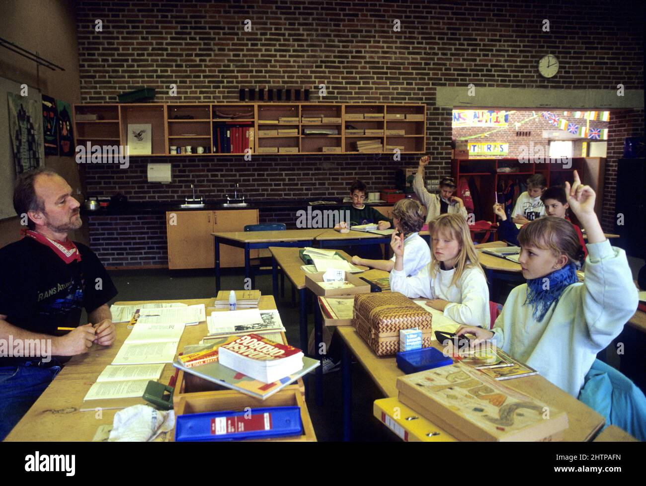 danimarca copenhaguen scuola aperta Foto Stock