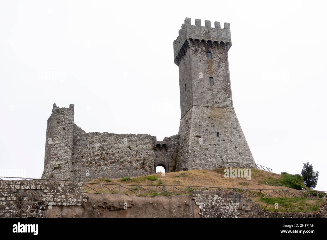 Fortezza di Radicofani, provincia di Siena, Toscana, Europa Foto Stock