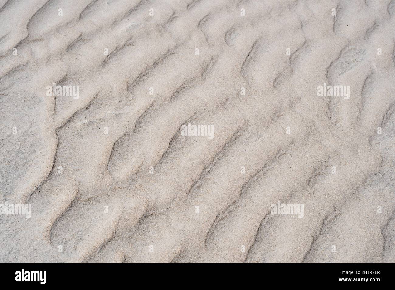 Formazione di sabbia formata dal vento su San Pietro Ording Foto Stock
