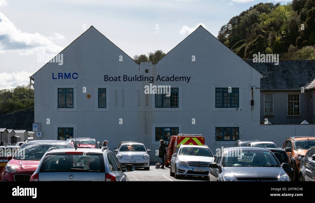 Lyme Regis, Regno Unito - Maggio 19th 2021: Boat Building Academy Foto Stock