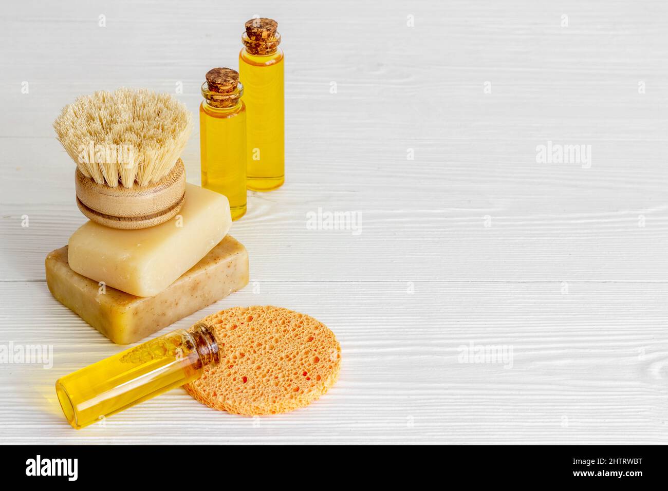 Zero accessori per massaggi e bagni, prodotti spa Foto Stock