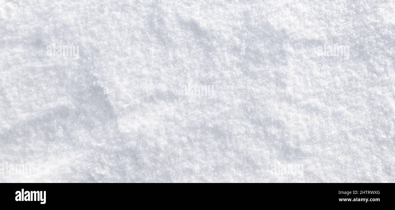 Freddo neve fresca inverno texture sfondo. Full frame. Foto Stock