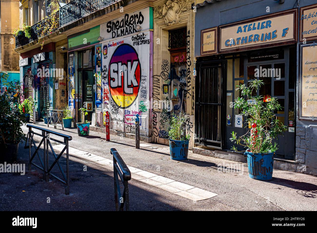 MARSIGLIA, COURS JULIEN, LA PLAINE, BDR FRANCIA 13 Foto Stock