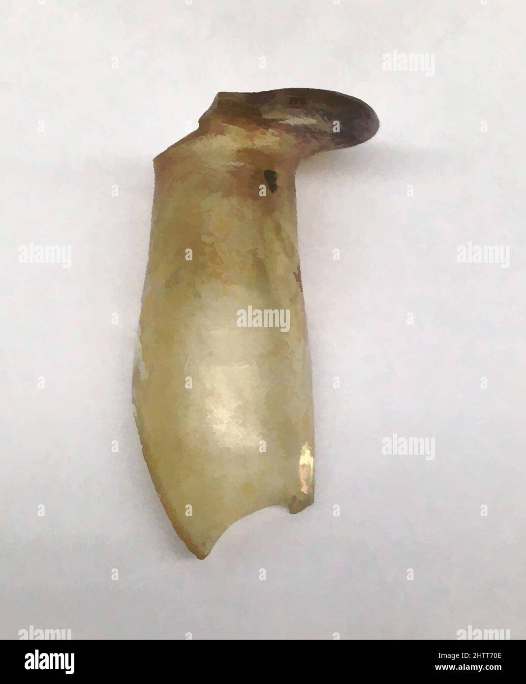 Arte ispirata da collo di fiasca, 13th secolo, siriano, vetro, L. 2 1/4 poll. (5,7 cm), vasi di vetro, opere classiche modernizzate da Artotop con un tuffo di modernità. Forme, colore e valore, impatto visivo accattivante sulle emozioni artistiche attraverso la libertà delle opere d'arte in modo contemporaneo. Un messaggio senza tempo che persegue una nuova direzione selvaggiamente creativa. Artisti che si rivolgono al supporto digitale e creano l'NFT Artotop Foto Stock