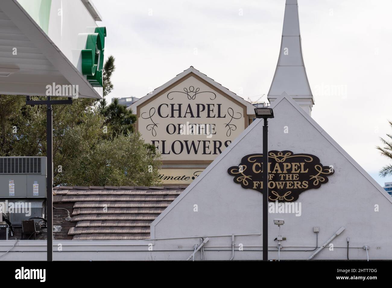 Chapel of the Flowers su Las Vegas Boulevard a Las Vegas, Nevada Foto Stock