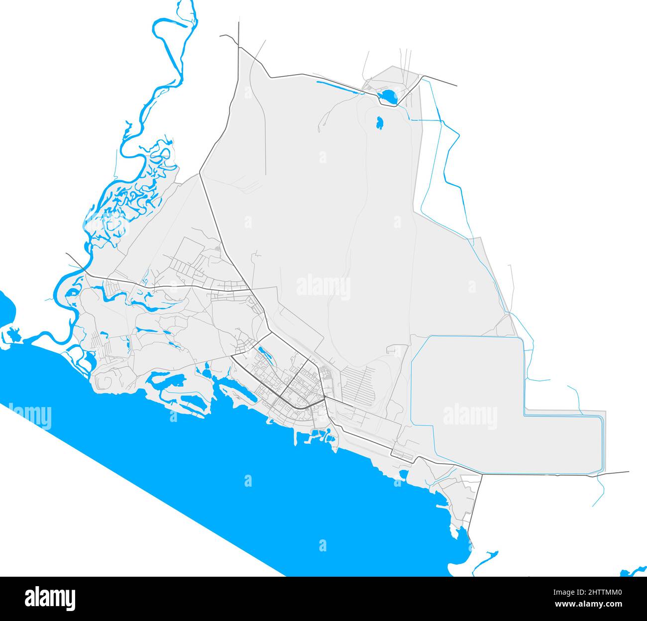 Mappa Di Horishni Plavni Immagini Vettoriali Stock Alamy