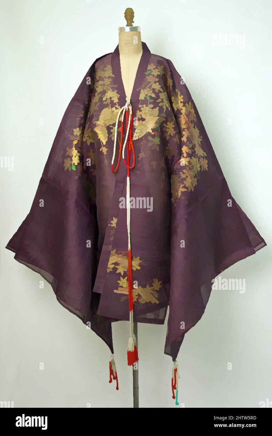 Arte ispirata al costume teatrale, 18th secolo, giapponese, (e, f) cotone, Opere classiche modernizzate da Artotop con un tocco di modernità. Forme, colore e valore, impatto visivo accattivante sulle emozioni artistiche attraverso la libertà delle opere d'arte in modo contemporaneo. Un messaggio senza tempo che persegue una nuova direzione selvaggiamente creativa. Artisti che si rivolgono al supporto digitale e creano l'NFT Artotop Foto Stock