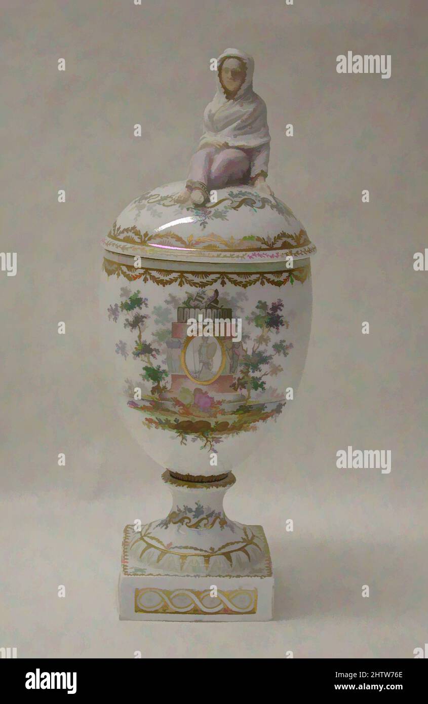 Arte ispirata a Vase con copertina, ca. 1785, danese, Copenhagen, porcellana a pasta dura, altezza: 10 9/16" (26,8 cm), Ceramica-porcellana, opere classiche modernizzate da Artotop con un tuffo di modernità. Forme, colore e valore, impatto visivo accattivante sulle emozioni artistiche attraverso la libertà delle opere d'arte in modo contemporaneo. Un messaggio senza tempo che persegue una nuova direzione selvaggiamente creativa. Artisti che si rivolgono al supporto digitale e creano l'NFT Artotop Foto Stock Arte ispirata a Vase con copertina, ca. 1785, danese, Copenhagen, porcellana a pasta dura, altezza: 10 9/16" (26,8 cm), Ceramica-porcellana, opere classiche modernizzate da Artotop con un tuffo di modernità. Forme, colore e valore, impatto visivo accattivante sulle emozioni artistiche attraverso la libertà delle opere d'arte in modo contemporaneo. Un messaggio senza tempo che persegue una nuova direzione selvaggiamente creativa. Artisti che si rivolgono al supporto digitale e creano l'NFT Artotop Foto Stock