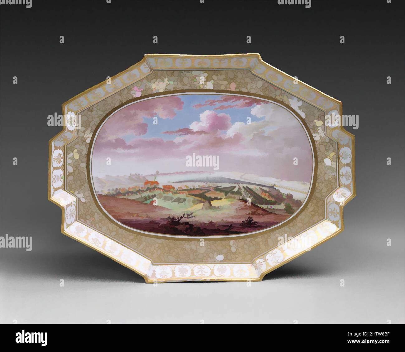 Arte ispirata a Tray, 1780–90, danese, Copenhagen, porcellana a pasta dura, Lunghezza: 16 3/4 poll. (42,5 cm), Ceramica-porcellana, opere classiche modernizzate da Artotop con un tuffo di modernità. Forme, colore e valore, impatto visivo accattivante sulle emozioni artistiche attraverso la libertà delle opere d'arte in modo contemporaneo. Un messaggio senza tempo che persegue una nuova direzione selvaggiamente creativa. Artisti che si rivolgono al supporto digitale e creano l'NFT Artotop Foto Stock Arte ispirata a Tray, 1780–90, danese, Copenhagen, porcellana a pasta dura, Lunghezza: 16 3/4 poll. (42,5 cm), Ceramica-porcellana, opere classiche modernizzate da Artotop con un tuffo di modernità. Forme, colore e valore, impatto visivo accattivante sulle emozioni artistiche attraverso la libertà delle opere d'arte in modo contemporaneo. Un messaggio senza tempo che persegue una nuova direzione selvaggiamente creativa. Artisti che si rivolgono al supporto digitale e creano l'NFT Artotop Foto Stock
