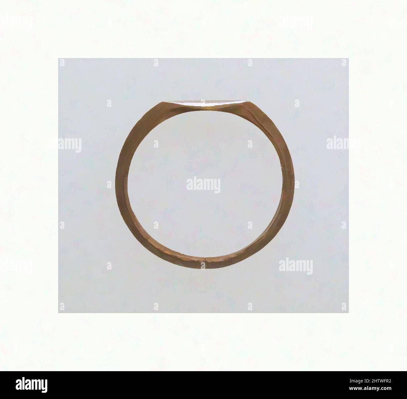 Art Inspired by Ring, Gold, diametro: 3/4 x 1/4" (1,9 x 0,6 cm), Oro e Argento, opere classiche modernizzate da Artotop con un tocco di modernità. Forme, colore e valore, impatto visivo accattivante sulle emozioni artistiche attraverso la libertà delle opere d'arte in modo contemporaneo. Un messaggio senza tempo che persegue una nuova direzione selvaggiamente creativa. Artisti che si rivolgono al supporto digitale e creano l'NFT Artotop Foto Stock