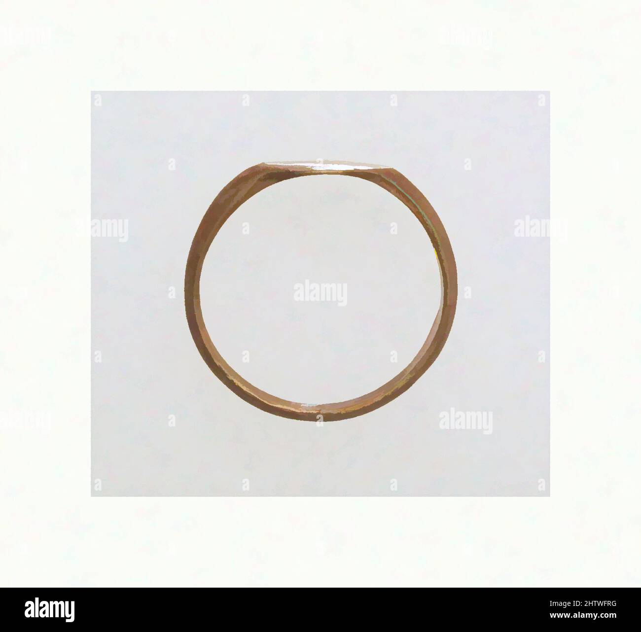 Art Inspired by Ring, Gold, diametro: 3/4 x 1/4" (1,9 x 0,6 cm), Oro e Argento, opere classiche modernizzate da Artotop con un tocco di modernità. Forme, colore e valore, impatto visivo accattivante sulle emozioni artistiche attraverso la libertà delle opere d'arte in modo contemporaneo. Un messaggio senza tempo che persegue una nuova direzione selvaggiamente creativa. Artisti che si rivolgono al supporto digitale e creano l'NFT Artotop Foto Stock