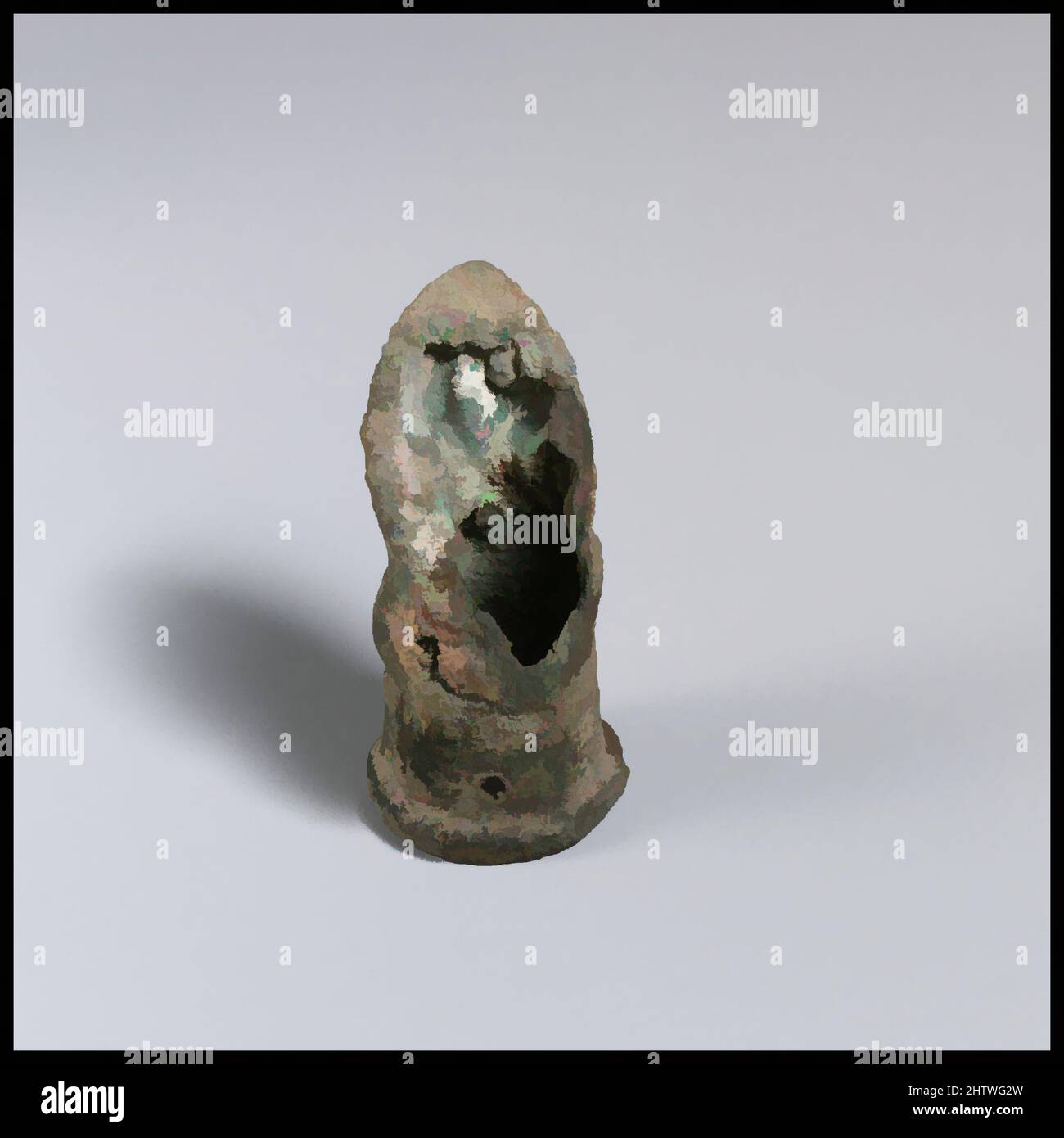 Arte ispirata da Hoof, mucca, Bronzo, 2 9/16in. (6,5cm), Bronzi, opere classiche modernizzate da Artotop con un tuffo di modernità. Forme, colore e valore, impatto visivo accattivante sulle emozioni artistiche attraverso la libertà delle opere d'arte in modo contemporaneo. Un messaggio senza tempo che persegue una nuova direzione selvaggiamente creativa. Artisti che si rivolgono al supporto digitale e creano l'NFT Artotop Foto Stock
