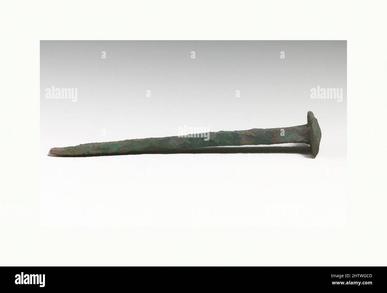 Arte ispirata a Nail, Bronzo, Altro: 4 15/16in. (12,5cm), Bronzi, opere classiche modernizzate da Artotop con un tuffo di modernità. Forme, colore e valore, impatto visivo accattivante sulle emozioni artistiche attraverso la libertà delle opere d'arte in modo contemporaneo. Un messaggio senza tempo che persegue una nuova direzione selvaggiamente creativa. Artisti che si rivolgono al supporto digitale e creano l'NFT Artotop Foto Stock