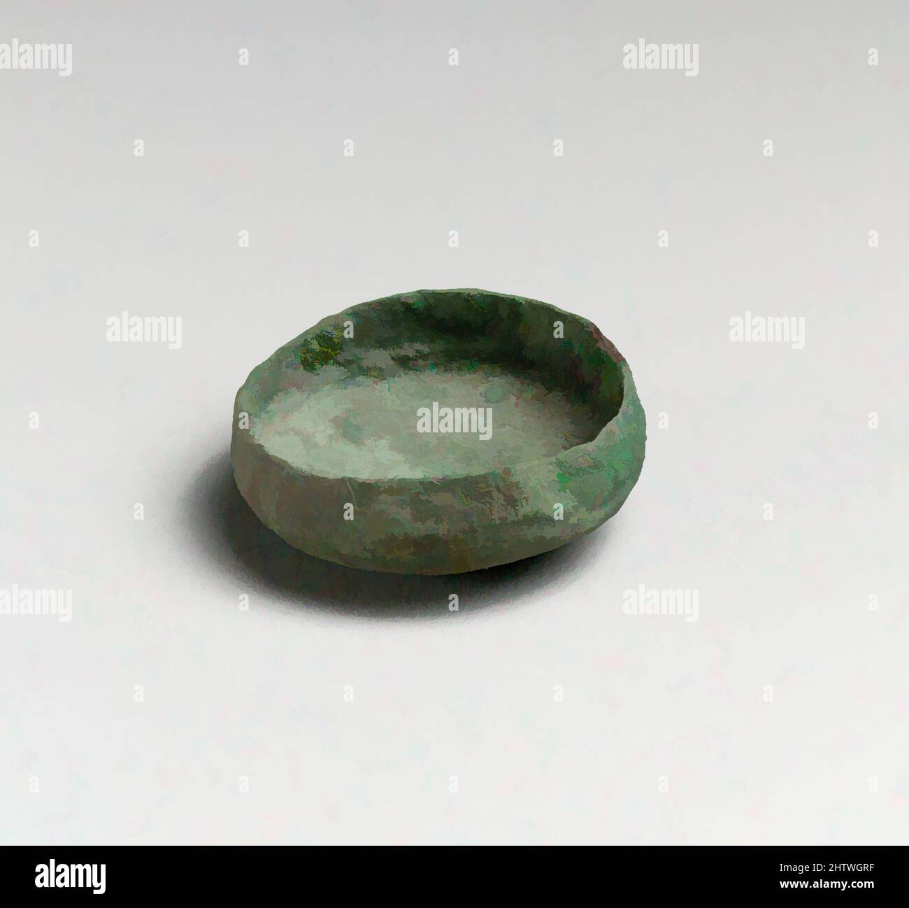 Arte ispirata a LID or Boss, Bronze, Diam.: 1 13/16 poll. (4,6 cm), Bronzi, opere classiche modernizzate da Artotop con un tuffo di modernità. Forme, colore e valore, impatto visivo accattivante sulle emozioni artistiche attraverso la libertà delle opere d'arte in modo contemporaneo. Un messaggio senza tempo che persegue una nuova direzione selvaggiamente creativa. Artisti che si rivolgono al supporto digitale e creano l'NFT Artotop Foto Stock