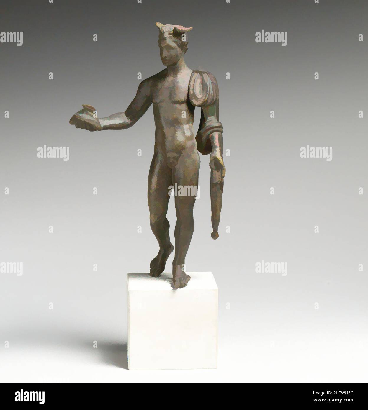 Art Inspired by Hair pin, Bronze, Other: 4 3/16 poll. (10,6 cm), Bronzi, opere classiche modernizzate da Artotop con un tuffo di modernità. Forme, colore e valore, impatto visivo accattivante sulle emozioni artistiche attraverso la libertà delle opere d'arte in modo contemporaneo. Un messaggio senza tempo che persegue una nuova direzione selvaggiamente creativa. Artisti che si rivolgono al supporto digitale e creano l'NFT Artotop Foto Stock