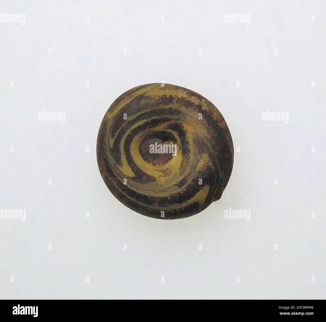 Arte ispirata a Pinhead, vetro, altezza: 1/4 x 15/16 pollici (0,7 x 2,3 cm), vetro, opere classiche modernizzate da Artotop con un tuffo di modernità. Forme, colore e valore, impatto visivo accattivante sulle emozioni artistiche attraverso la libertà delle opere d'arte in modo contemporaneo. Un messaggio senza tempo che persegue una nuova direzione selvaggiamente creativa. Artisti che si rivolgono al supporto digitale e creano l'NFT Artotop Foto Stock