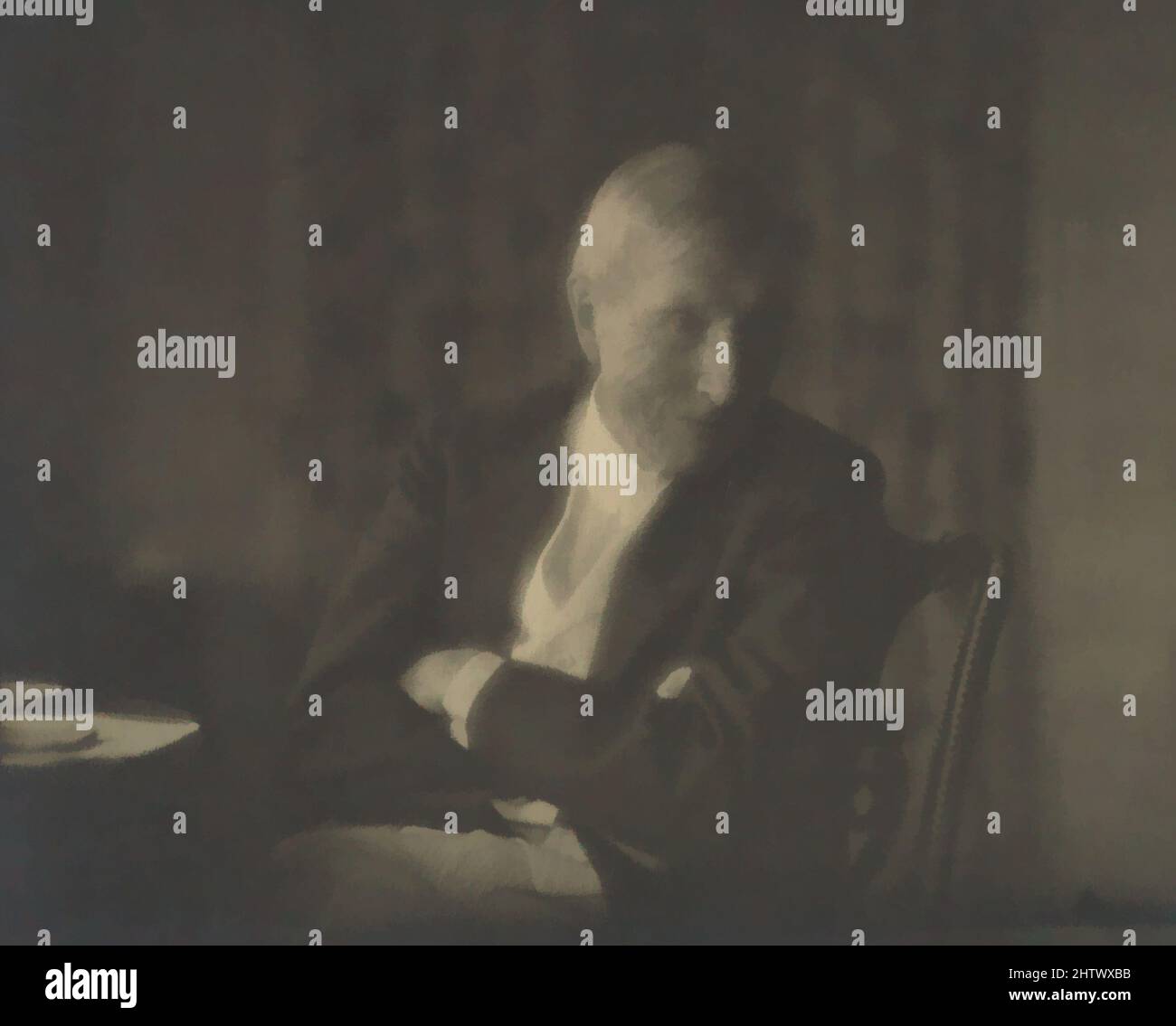 Arte ispirata da John D. Rockefeller, Jr., ca. 1925, gelatina stampa argento, immagine: 19,2 x 23,8 cm (7 9/16 x 9 3/8 pollici), fotografie, Arnold Genth (americano (nato in Germania), Berlino 1869–1942 New Milford, Connecticut, opere classiche modernizzate da Artotop con un tuffo di modernità. Forme, colore e valore, impatto visivo accattivante sulle emozioni artistiche attraverso la libertà delle opere d'arte in modo contemporaneo. Un messaggio senza tempo che persegue una nuova direzione selvaggiamente creativa. Artisti che si rivolgono al supporto digitale e creano l'NFT Artotop Foto Stock