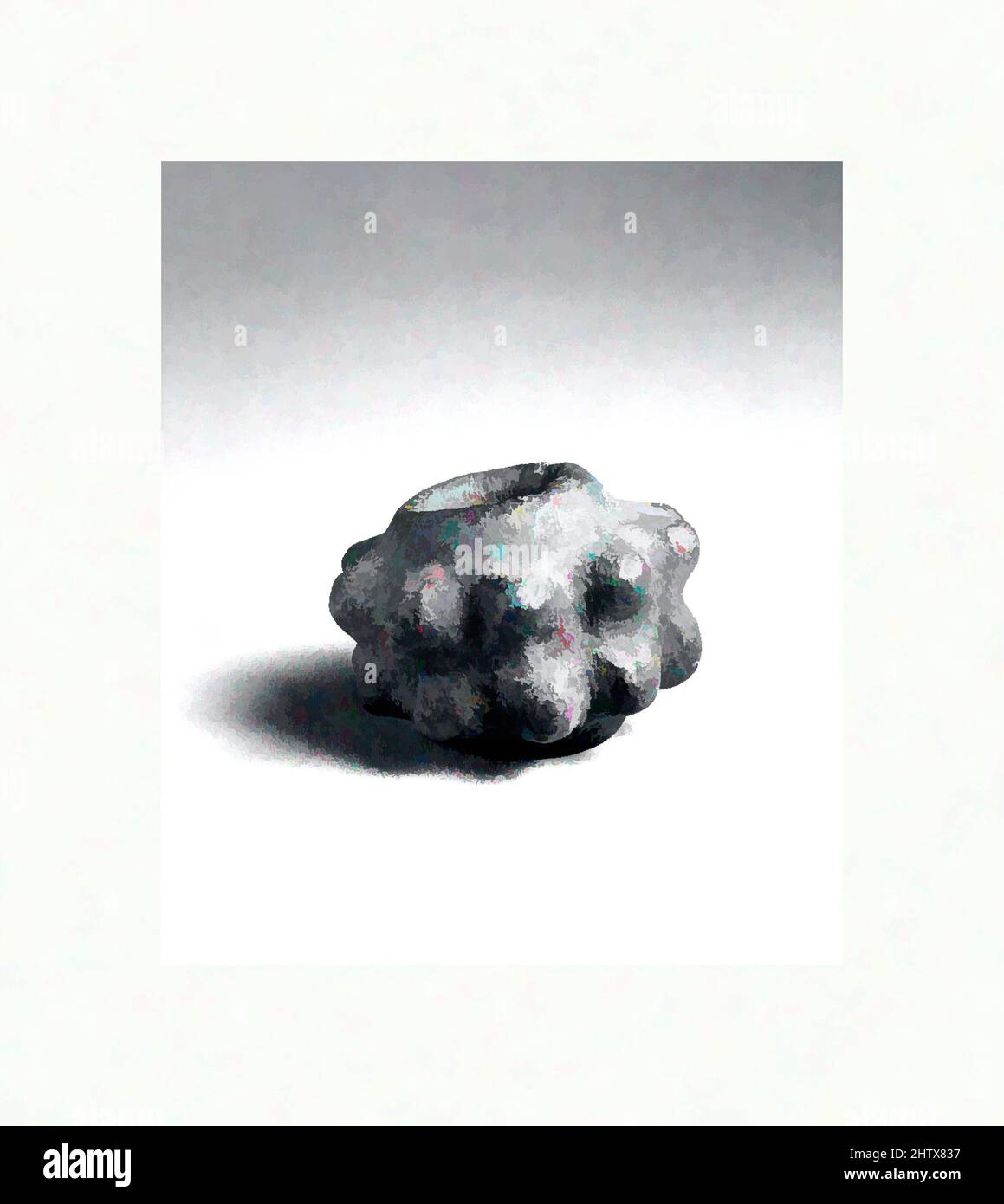 Arte ispirata da Club Head, ca. 1500 A.C.– A.D. 1600, Papua Nuova Guinea, Highlands, fiume Komun, Highlands, Mt. Regione Hagen, Stone, W. 1 7/8 x L. 3 1/8 poll. (4,8 x 7,9 cm), Stone-Sculpture, le prime opere conosciute della scultura oceanica sono una serie di figure in pietra antiche, rinvenute, opere classiche modernizzate da Artotop con un tuffo di modernità. Forme, colore e valore, impatto visivo accattivante sulle emozioni artistiche attraverso la libertà delle opere d'arte in modo contemporaneo. Un messaggio senza tempo che persegue una nuova direzione selvaggiamente creativa. Artisti che si rivolgono al supporto digitale e creano l'NFT Artotop Foto Stock Arte ispirata da Club Head, ca. 1500 A.C.– A.D. 1600, Papua Nuova Guinea, Highlands, fiume Komun, Highlands, Mt. Regione Hagen, Stone, W. 1 7/8 x L. 3 1/8 poll. (4,8 x 7,9 cm), Stone-Sculpture, le prime opere conosciute della scultura oceanica sono una serie di figure in pietra antiche, rinvenute, opere classiche modernizzate da Artotop con un tuffo di modernità. Forme, colore e valore, impatto visivo accattivante sulle emozioni artistiche attraverso la libertà delle opere d'arte in modo contemporaneo. Un messaggio senza tempo che persegue una nuova direzione selvaggiamente creativa. Artisti che si rivolgono al supporto digitale e creano l'NFT Artotop Foto Stock