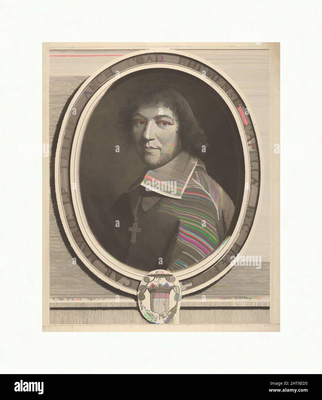 Art Inspired by Charles-Maurice le Tellier, 1670, incisione, foglio: 15 7/16 x 12 1/8 poll. (39,2 x 30,8 cm), Prints, Robert Nanteuil (francese, Reims 1623–1678 Parigi, opere classiche modernizzate da Artotop con un tuffo di modernità. Forme, colore e valore, impatto visivo accattivante sulle emozioni artistiche attraverso la libertà delle opere d'arte in modo contemporaneo. Un messaggio senza tempo che persegue una nuova direzione selvaggiamente creativa. Artisti che si rivolgono al supporto digitale e creano l'NFT Artotop Foto Stock