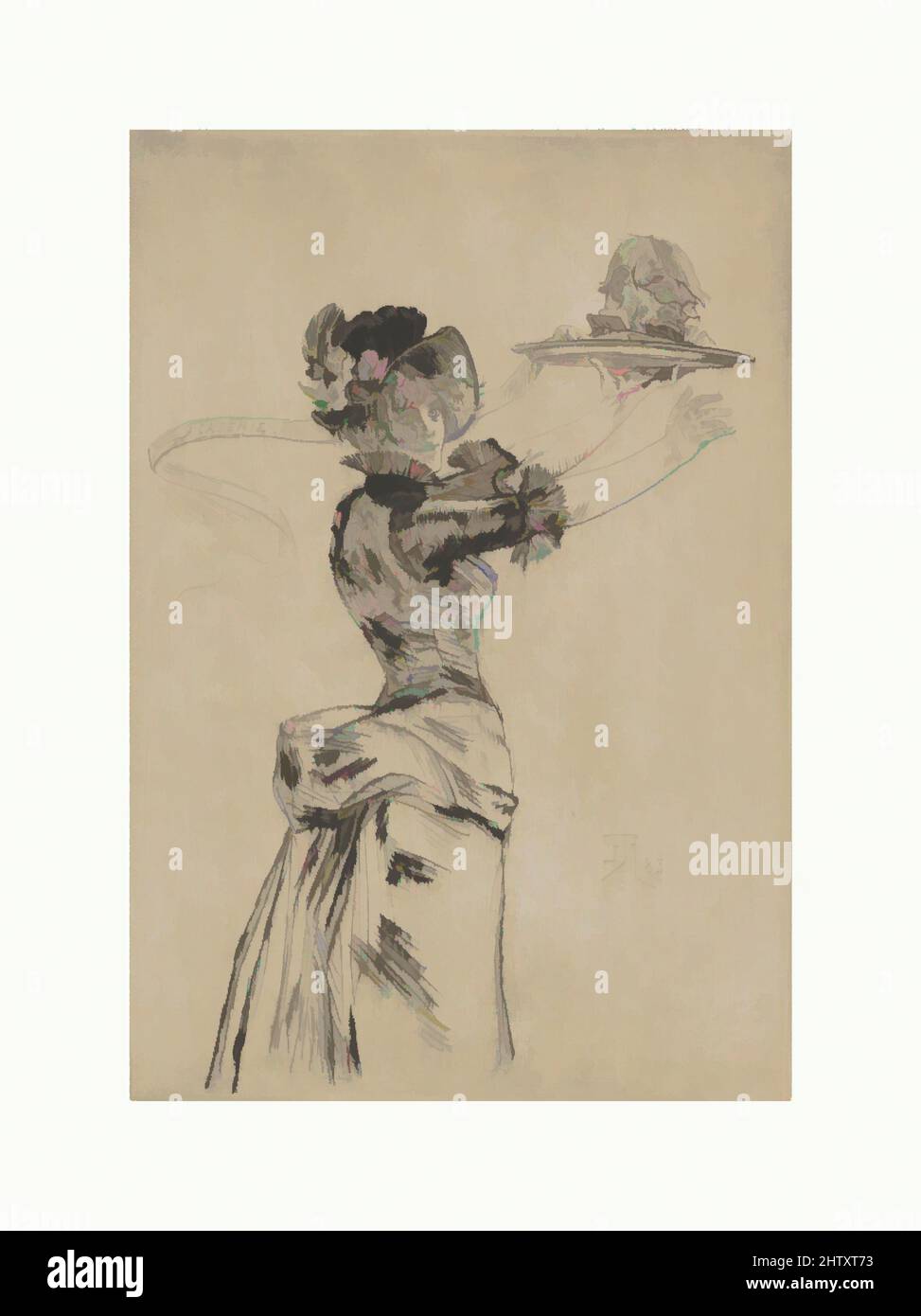 Art Inspired by Modernité, 1883, DriyPOINT; secondo stato di cinque, foglio: 18 1/8 x 11 7/16 poll. (46 x 29 cm), Prints, Félicien ROPS (Belga, Namur 1833–1898 Essonnes, opere classiche modernizzate da Artotop con un tuffo di modernità. Forme, colore e valore, impatto visivo accattivante sulle emozioni artistiche attraverso la libertà delle opere d'arte in modo contemporaneo. Un messaggio senza tempo che persegue una nuova direzione selvaggiamente creativa. Artisti che si rivolgono al supporto digitale e creano l'NFT Artotop Foto Stock Art Inspired by Modernité, 1883, DriyPOINT; secondo stato di cinque, foglio: 18 1/8 x 11 7/16 poll. (46 x 29 cm), Prints, Félicien ROPS (Belga, Namur 1833–1898 Essonnes, opere classiche modernizzate da Artotop con un tuffo di modernità. Forme, colore e valore, impatto visivo accattivante sulle emozioni artistiche attraverso la libertà delle opere d'arte in modo contemporaneo. Un messaggio senza tempo che persegue una nuova direzione selvaggiamente creativa. Artisti che si rivolgono al supporto digitale e creano l'NFT Artotop Foto Stock