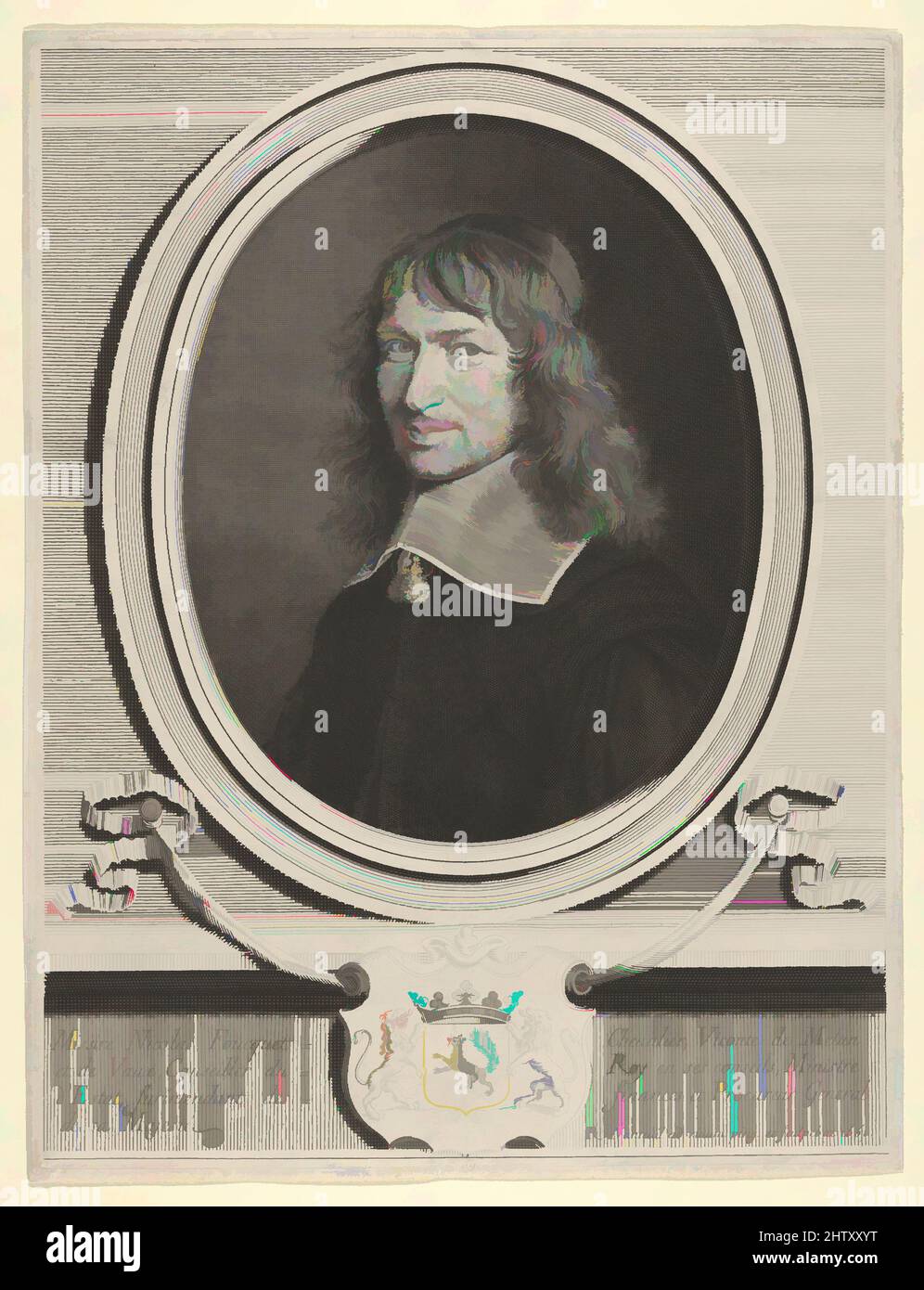 Arte ispirata da Nicolas Fouquet, 1661, incisione; primo stato di sei (Petitjean & Wickert), foglio: 12 11/16 x 9 13/16 pollici. (32,3 x 25 cm), Prints, Robert Nanteuil (francese, Reims 1623–1678 Parigi, opere classiche modernizzate da Artotop con un tuffo di modernità. Forme, colore e valore, impatto visivo accattivante sulle emozioni artistiche attraverso la libertà delle opere d'arte in modo contemporaneo. Un messaggio senza tempo che persegue una nuova direzione selvaggiamente creativa. Artisti che si rivolgono al supporto digitale e creano l'NFT Artotop Foto Stock