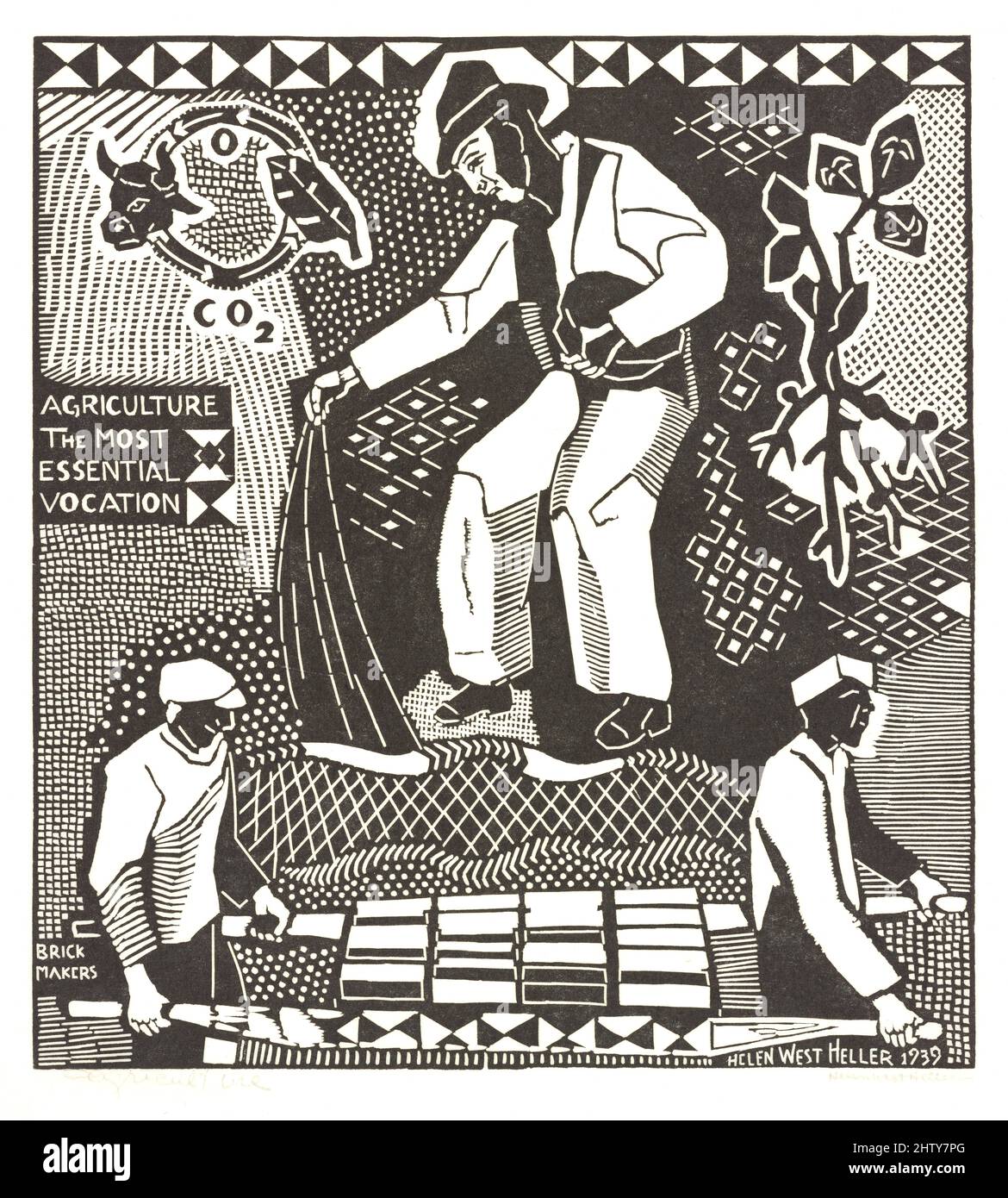 Helen West Heller - Agricoltura (1939) Foto Stock