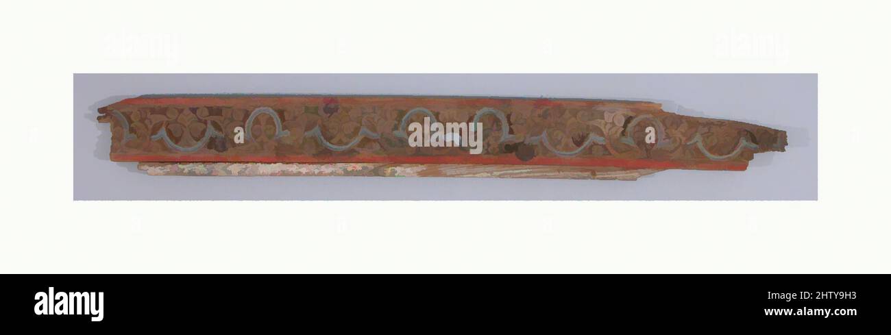 Arte ispirata da Panel, 13th secolo, attribuita all'Egitto, legno; scolpito e dipinto, Legno, opere classiche modernizzate da Artotop con un tuffo di modernità. Forme, colore e valore, impatto visivo accattivante sulle emozioni artistiche attraverso la libertà delle opere d'arte in modo contemporaneo. Un messaggio senza tempo che persegue una nuova direzione selvaggiamente creativa. Artisti che si rivolgono al supporto digitale e creano l'NFT Artotop Foto Stock