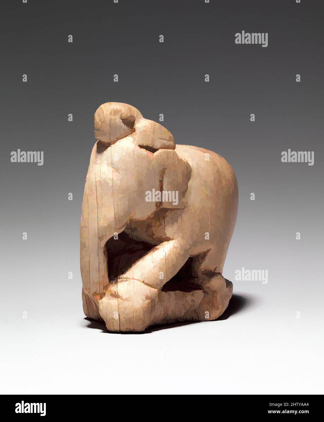 Arte ispirata da Scacchi pezzo, vescovo, 7th–8th secolo, attribuita a Western Islamic Lands, Ivory, H. 2 3/16 in. (5,5 cm), pezzi da gioco, opere classiche modernizzate da Artotop con un tuffo di modernità. Forme, colore e valore, impatto visivo accattivante sulle emozioni artistiche attraverso la libertà delle opere d'arte in modo contemporaneo. Un messaggio senza tempo che persegue una nuova direzione selvaggiamente creativa. Artisti che si rivolgono al supporto digitale e creano l'NFT Artotop Foto Stock