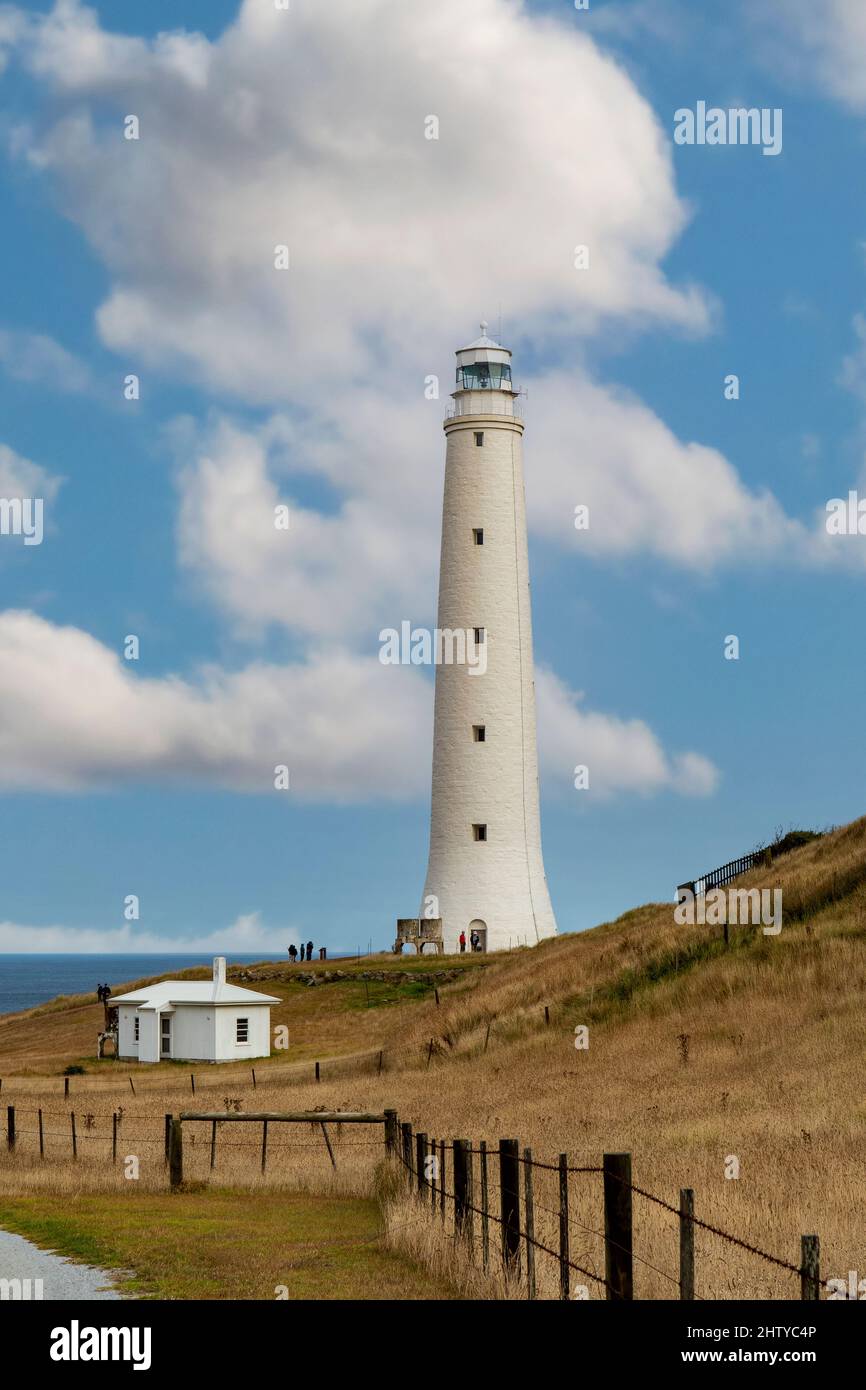 Faro di Cape Wickham, King Island, Tasmania, Australia Foto Stock