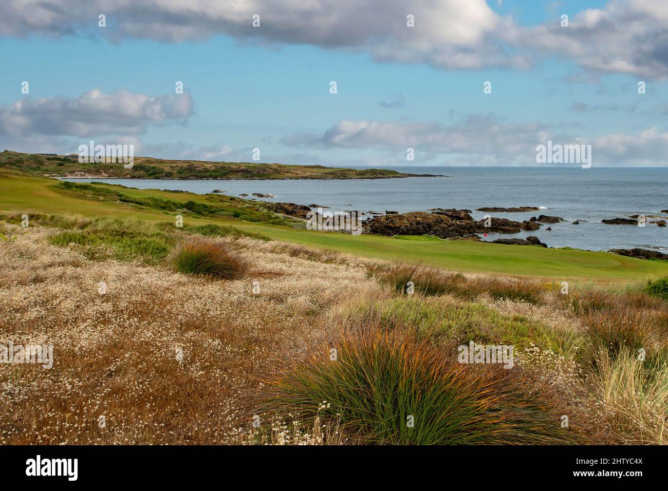 Campo da golf di Cape Wickham, King Island, Tasmania, Australia Foto Stock