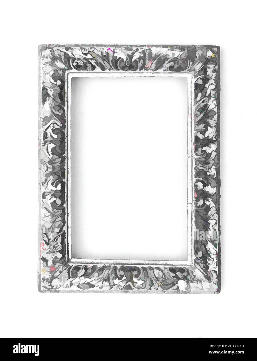 Arte ispirata a Reverse Frame, ca. 1690, Italiano, Roma, Pioppo, 31,1 x 22,7, 22,5 x 14,3, 23,5 x 15,3 cm., Frames, Robert Lehman, opere classiche modernizzate da Artotop con un tocco di modernità. Forme, colore e valore, impatto visivo accattivante sulle emozioni artistiche attraverso la libertà delle opere d'arte in modo contemporaneo. Un messaggio senza tempo che persegue una nuova direzione selvaggiamente creativa. Artisti che si rivolgono al supporto digitale e creano l'NFT Artotop Foto Stock