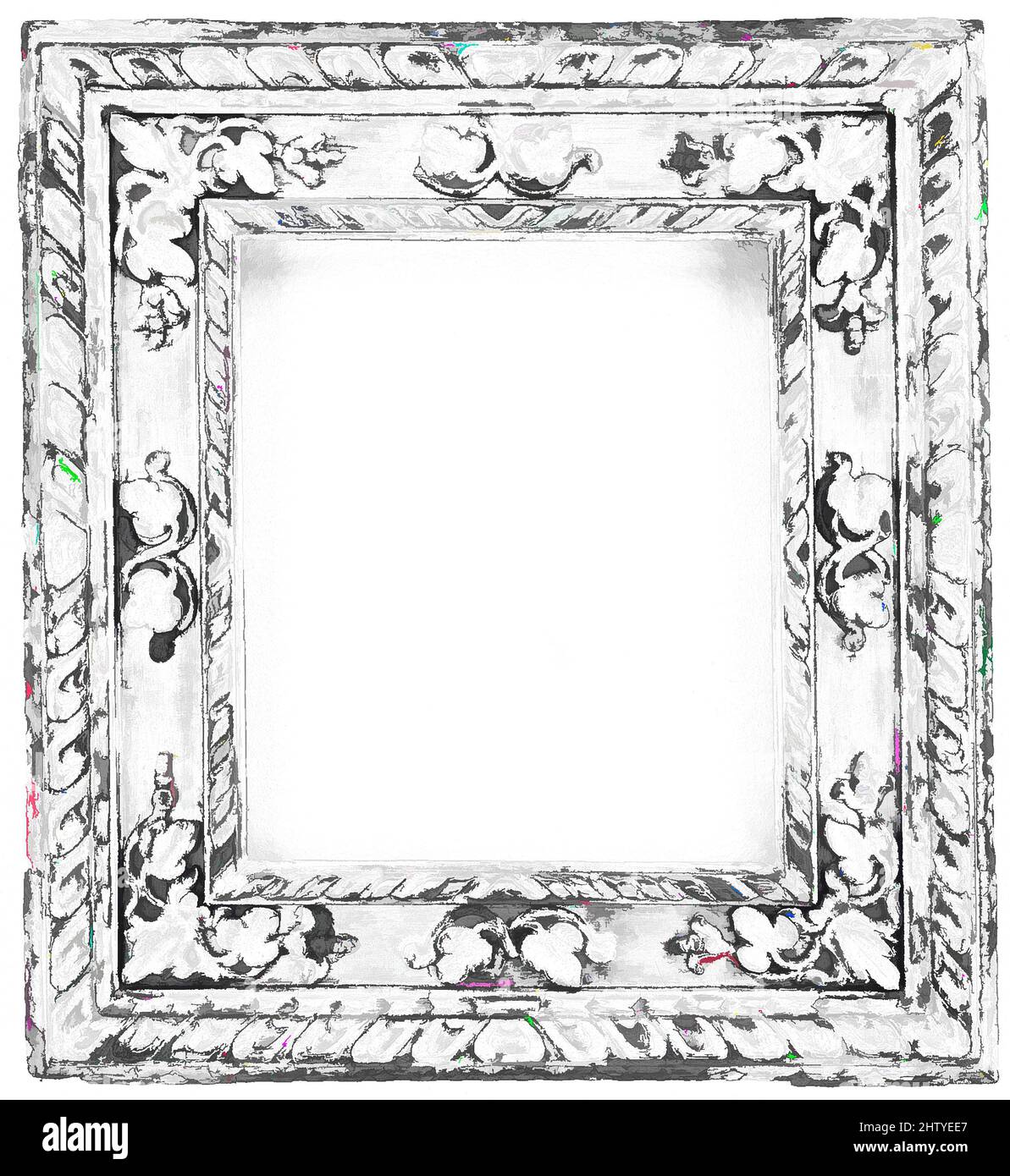 Art Inspired by Cassetta Frame, dal tardo 16th all'inizio del 17th secolo, Italian, Lombardy, Poplar, Overall: 21 x 19 in, Frames, Classic works Modernized by Artotop with a splash of modernity. Forme, colore e valore, impatto visivo accattivante sulle emozioni artistiche attraverso la libertà delle opere d'arte in modo contemporaneo. Un messaggio senza tempo che persegue una nuova direzione selvaggiamente creativa. Artisti che si rivolgono al supporto digitale e creano l'NFT Artotop Foto Stock
